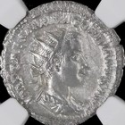 Beautiful Silver Ngc Graded Xf Ancient Roman Coin Emperor Gordian Iii 238-244ad