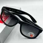 54mm Ray-ban Rb4165 622 t3 Justin Black Frame Gray Polarized Gradient Sunglasses