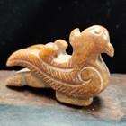 Chinese Collectible jade Hand-carved  ancient Jade Bird Statue Pendant429