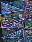 Pennant Lot Of  31 1995-97 Vintage Nfl Football Full Size Team Pennants
