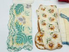 Vtg Lot Of 8 Fancy Multi Color Hankies  Some New  Cotton  Embroidered  Lace
