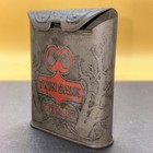 Vintage Twin Oaks Mixture Tobacco Embossed Pocket Tin Rolled Hinged Top