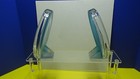 Pair Of Vintage Mikasa 6 5x5 Aqua Striped Or Swirl Picture Frames 