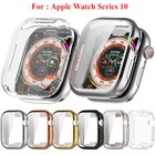 Full Screen Protector Cover Soft Tpu Case For Apple Watch Series 10 42mm 46mm