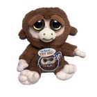 Feisty Pets Plush Bear 2017 William Mark Squeeze Head Scary Toy Stuffed Animal