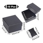 10pcs Rectangle Paper Watch Storage Boxes With Pillow Jewelry Gift Box For Waist