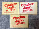 Cracker Jack 1970 Vintage Prize Lot Glo Stickers Games Tattoos Trivia   More