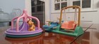 Fisher-price Loving Family  Merry-go-round  Swing seesaw  Dog  Playground 1990s