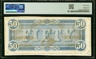 Pmg Cu63  T-66  50 1864 Confederate States Civil War Obsolete Banknote Currency