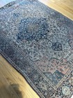 Rare Antique Fereghan Sarouk Rug C 1910 Handknotted Wool Extremely Fine Weave