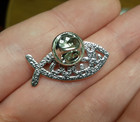 Jesus Fish Pin Christian Religious Spiritual Symbol Lapel Badge Brooch Pinback