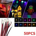 0402 0603 Lamp Wired Micro Led Pre-soldered Chip 30cm 3v Railway Model Scenes