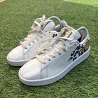 Adidas Farm Rio Advantage Court Shoes Womens Size 6 White Animal Print Gz4044