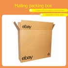 100 Pcs 8  X6  X 4  Shipping Packing Corrugated Cardboard Boxescolor Logo Ul