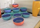 8 Lindt Stymeist Colorways Fruit Dessert Bowls Multicolor Japan Memphis Era Mint