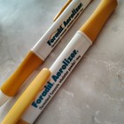 Rare Lot Of 2 Foradil Drug Rep Pharmaceutical Promo Advertising Pens Triangular