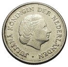 1951 Netherlands 25 Cents Queen Juliana Nickel Coin Km 183 Dutch Gulden F338