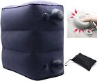 Inflatable Foot Rest Pillow For Travel  Push To Inflate  Camo Design  Leg Pillow