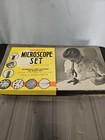 Vintage 1938 A c  Gilbert Microscope Set Polaroid Junior No  6 Usa W  Manua
