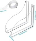 2 Pcs Bathroom Shower Splash Guard For Tub Bathtub Water Guards Shower Water