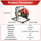 2 Hp 2 Stroke Gasoline Water Pump 1  Portable Gas-powered Semi-trash Water Pump