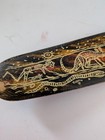 Vintage Aboriginal Art Boomerang Handcrafted Painted Wood Kangaroo Australia Dec