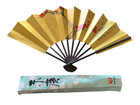 3 Vtg Folding Fans  Paper Japan Air Line  Fabric Thai Int  l  Fabric   Lace Other