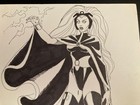 Amazing   dave Cockrum   storm   Original Signed Art sketch   1992   gorgeous  