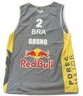 Fivb Red Bull Brazil Bra  2 Bruno Beach Volleyball Jersey Xl Rare