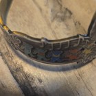Grateful Dead Steal Your Face Rainbow Skull Metal Cuff Bracelet