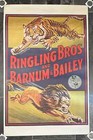 Original 75 Year Old Ringling Brothers Vintage Circus Poster - Rare  Euc   Mint 
