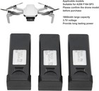 Drone Batteries 3pcs 1800mah Long Lasting Power Rechargeable Drone Quadcopter