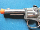 Vintage  echo  Hubley Cap Pistol Toy   Cast Iron Toy Gun  Early  Good Condition