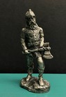 Ampersand Pewter Metal Norse Viking King Borge Battle War Axe Mythology Figurine