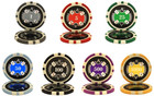 Mrc Poker 500pcs 14g Laser Graphic Ace Casino Poker Chips Set With Alum Case