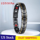 Copper Magnetic Bracelet Energy Healing Therapy Arthritis Pain Relief 1 2 5 10