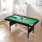 Folding Pool Table portable Billirad Table space-saving Family Indoor Game Table