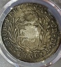 Philippines  Peru  8 Reales  Nd 1834-37 Manila Mint  Pcgs Vf Silver Coin