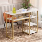 Manicure Nail Table Marbling Desk Salon Beauty Spa Manicure Table Nail Station