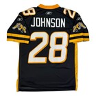 Jamall Johnson Hamilton Tiger-cats Vintage Reebok Cfl Jersey Size Medium