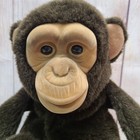 Child s Playmate Plush Monkey Hand Puppet Attachable Hands Brown Realistic 15 