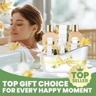 Spa Luxetique Vanilla Spa Gift Basket For Women Bath Body Set 8 Pc Gift