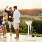 5 Gallon Portable Camping Sink Foot Pump Hand Wash Basin Stand For Outdoor