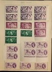 G gb-0016 gb 1955-61 Qeii 4 Pages Pre-decimal Mint   Used  In Pairs And Blocks