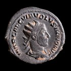 Volusian Ar Antoninianus 253 Ad Rome Ancient Roman Silver Coin