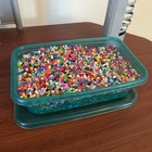 Perler Beads  Assorted Multicolor Beads And Patterns Lot