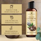 Handcraft Blends Organic Castor Oil 100  Pure And Natural 4 Fl Oz