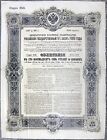 1906 Russian State 5  Loan Bond 187 Rubles 50 Kop  Vf Series 356 With 15 Coupons