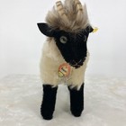Vintage Steiff 6 1 2   snucki  All Ids Fuzzy   Mohair Ram Billy Goat Ram Germany