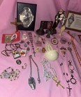 Vtg Lot Religious Medals Saints Crosses Crucifix Holy Rosary Scapular Figures  